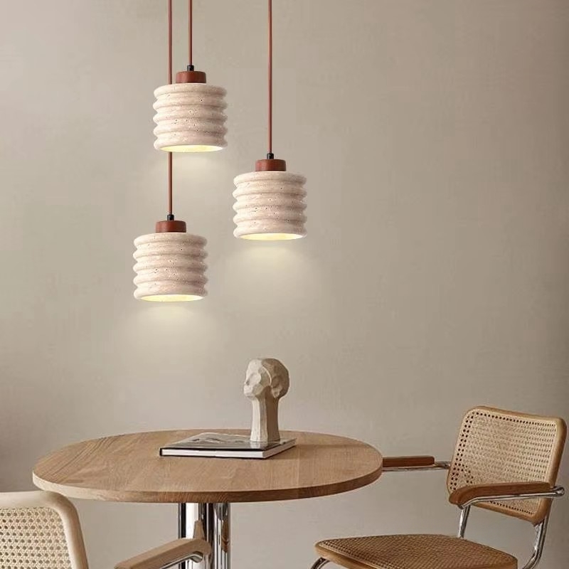 Japanese Lighting Decor - Japonês natural pedra amarela quarto lustre