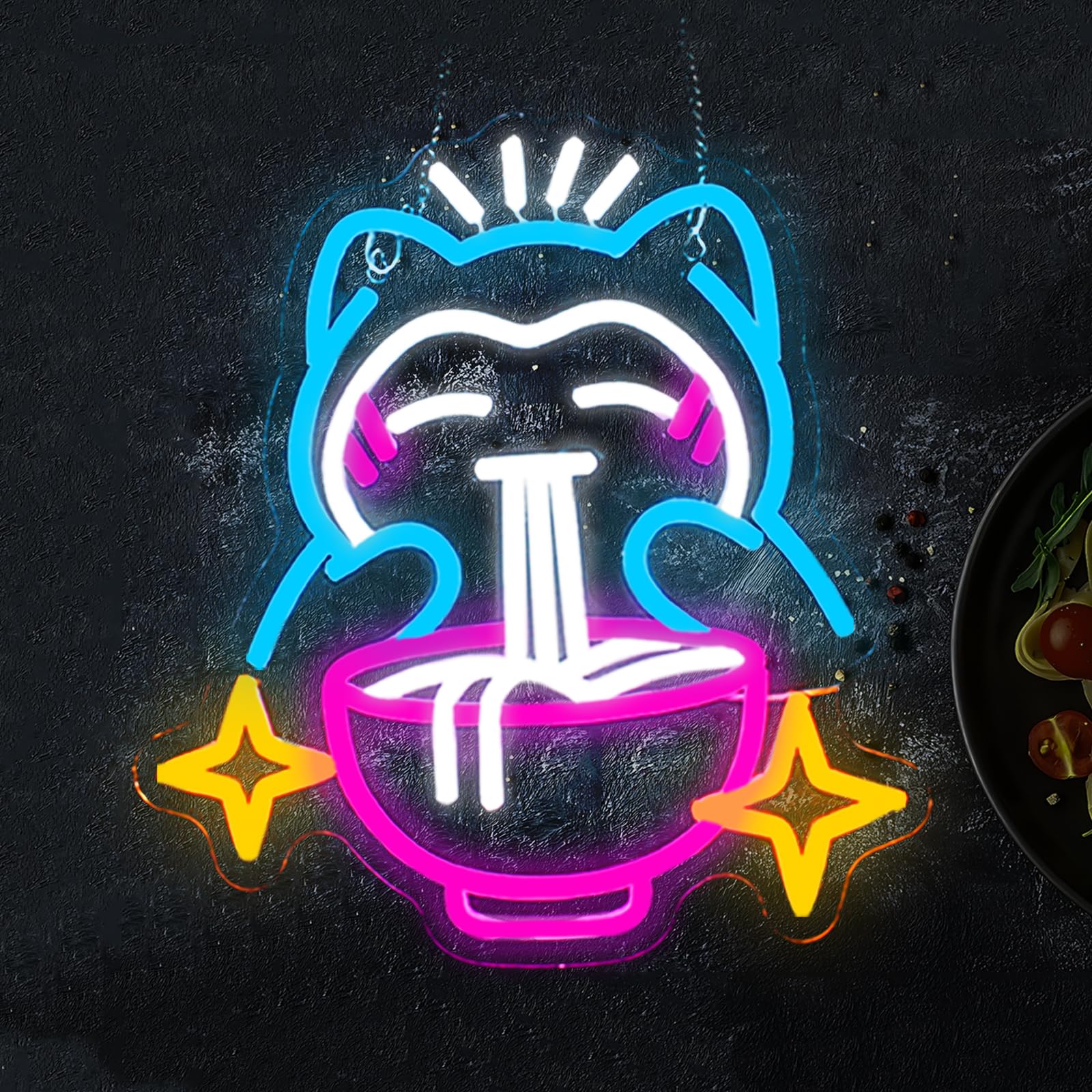 Japanese Lighting Decor - Luz de néon LED Ramen –