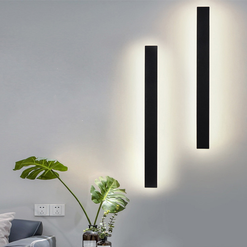 Foyer Lighting Wall Decor - Moderna linha de led luz parede