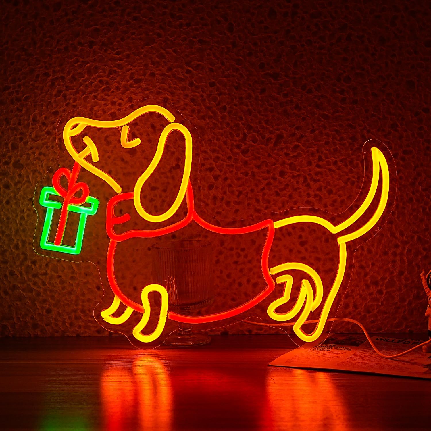 Lighting Decoration Ideas For Home - Usb regulável dachshund sinal de néon