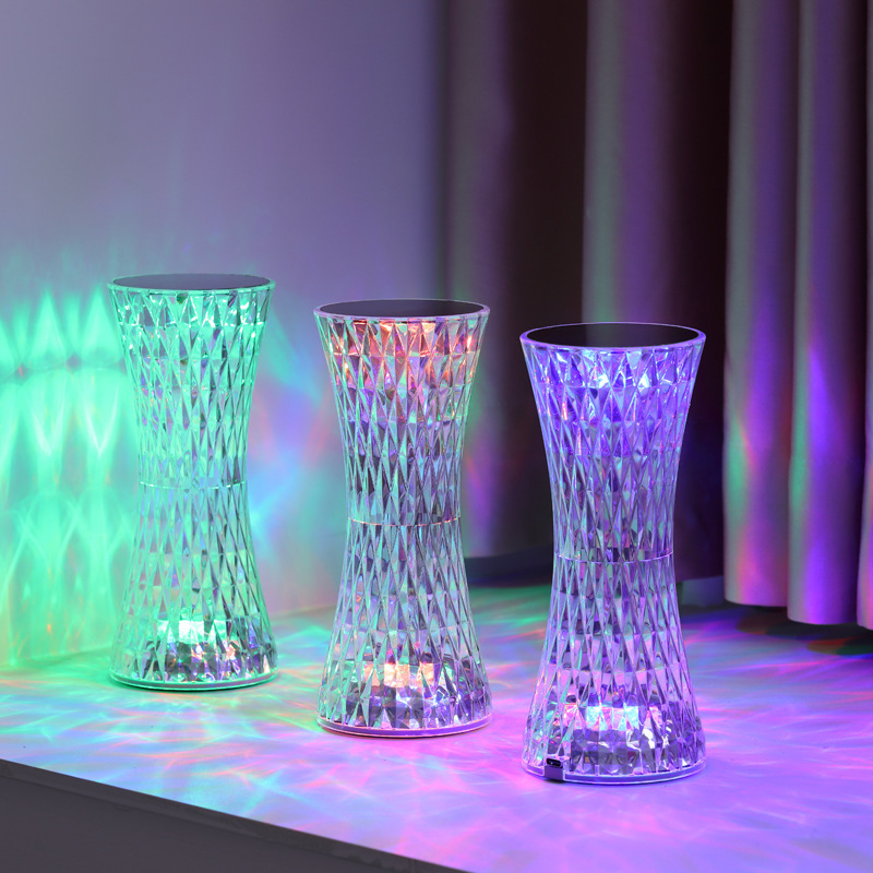 Room Decor Lighting Lamp - Luminárias de Mesa de Cristal para
