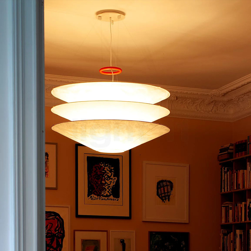 Japanese Lighting Decor - Floatation luminária nordic papel luz sombra