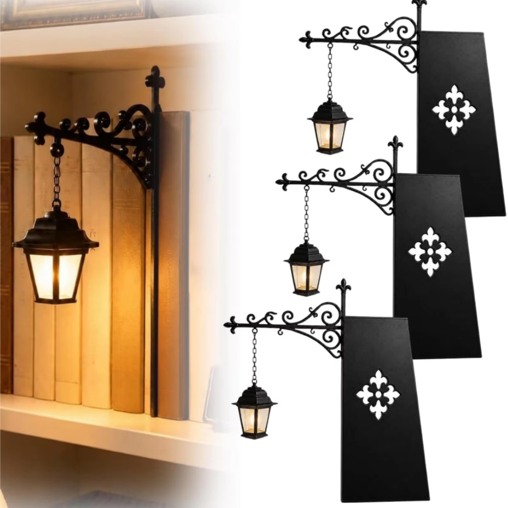 Decor Lighting Lamps - Lanterna Decorativa para Estante de Livros,