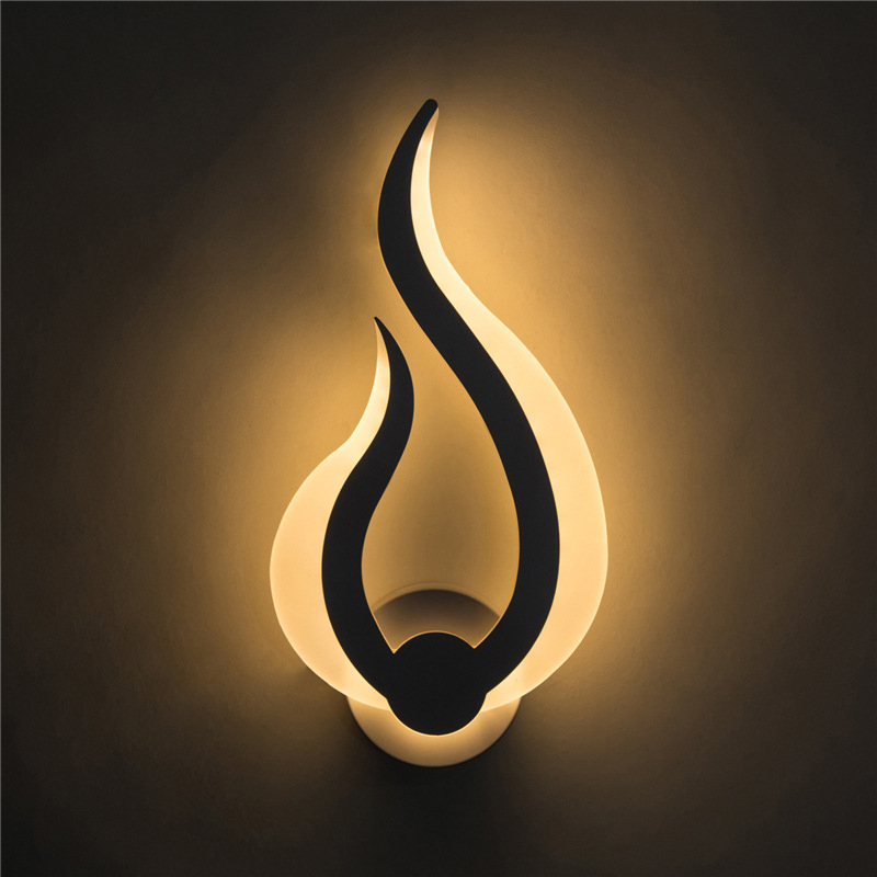 Foyer Lighting Wall Decor - Decoração de casa interior acrílico led