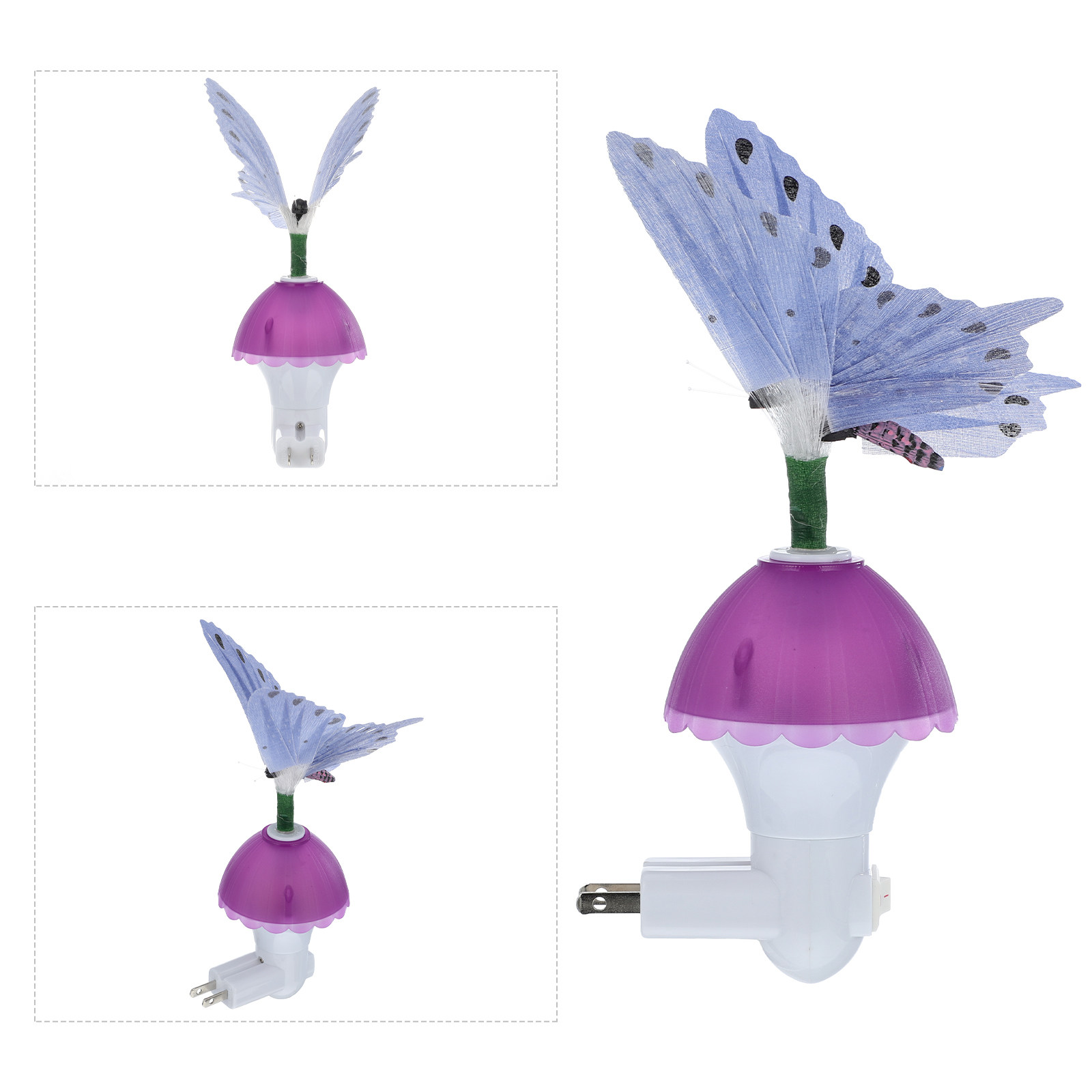 Lighting Decoration Ideas For Home - Luminária Noturna Borboletas, Luz Noturna Visual
