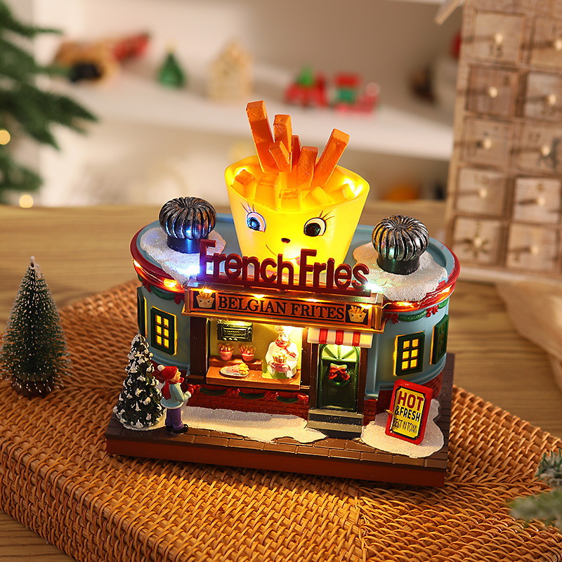 Lighting Decoration Ideas For Home - Caixa de Música Iluminada de Natal