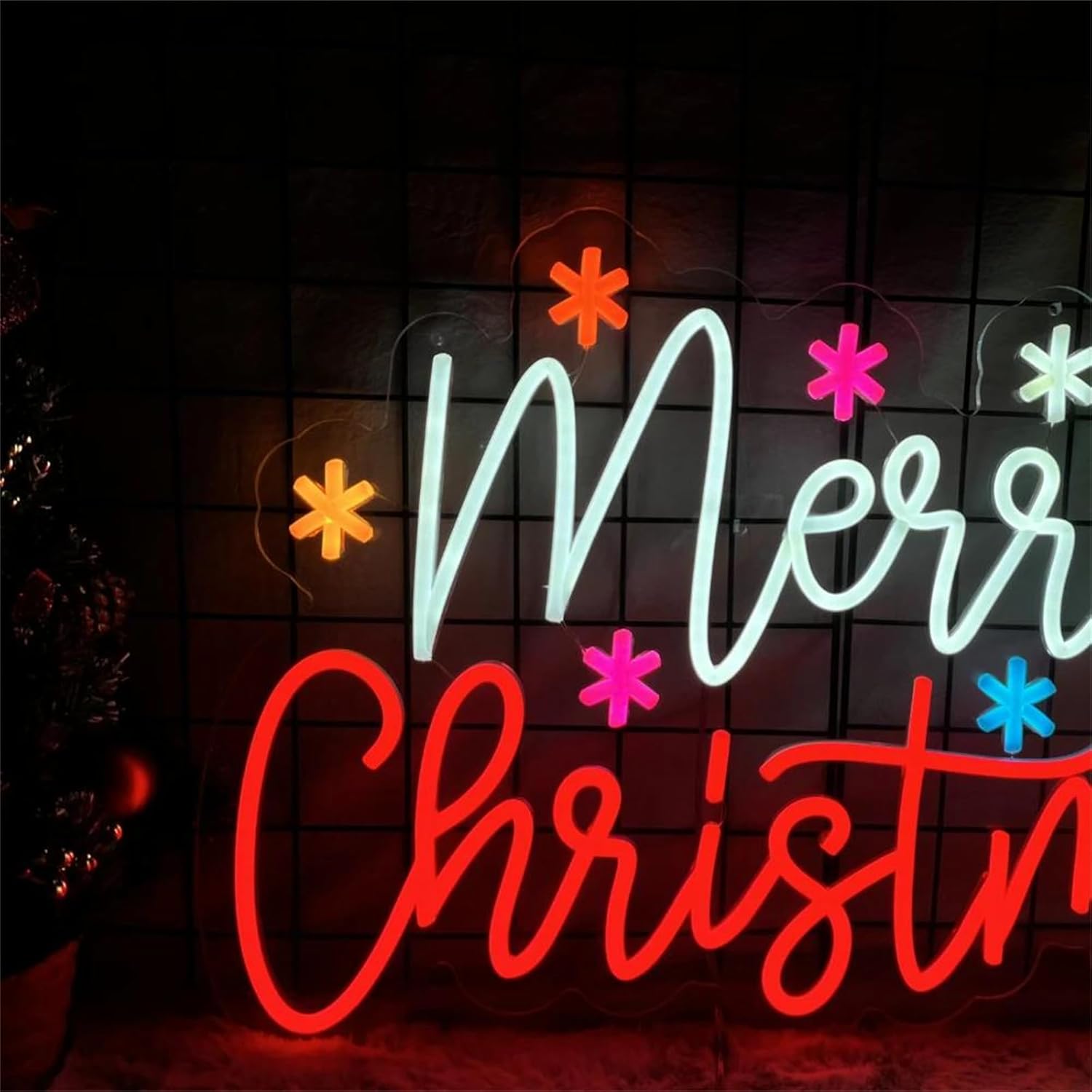Feliz natal sinal de néon com  - Lighting Decoration Ideas For Home avaliação e preço