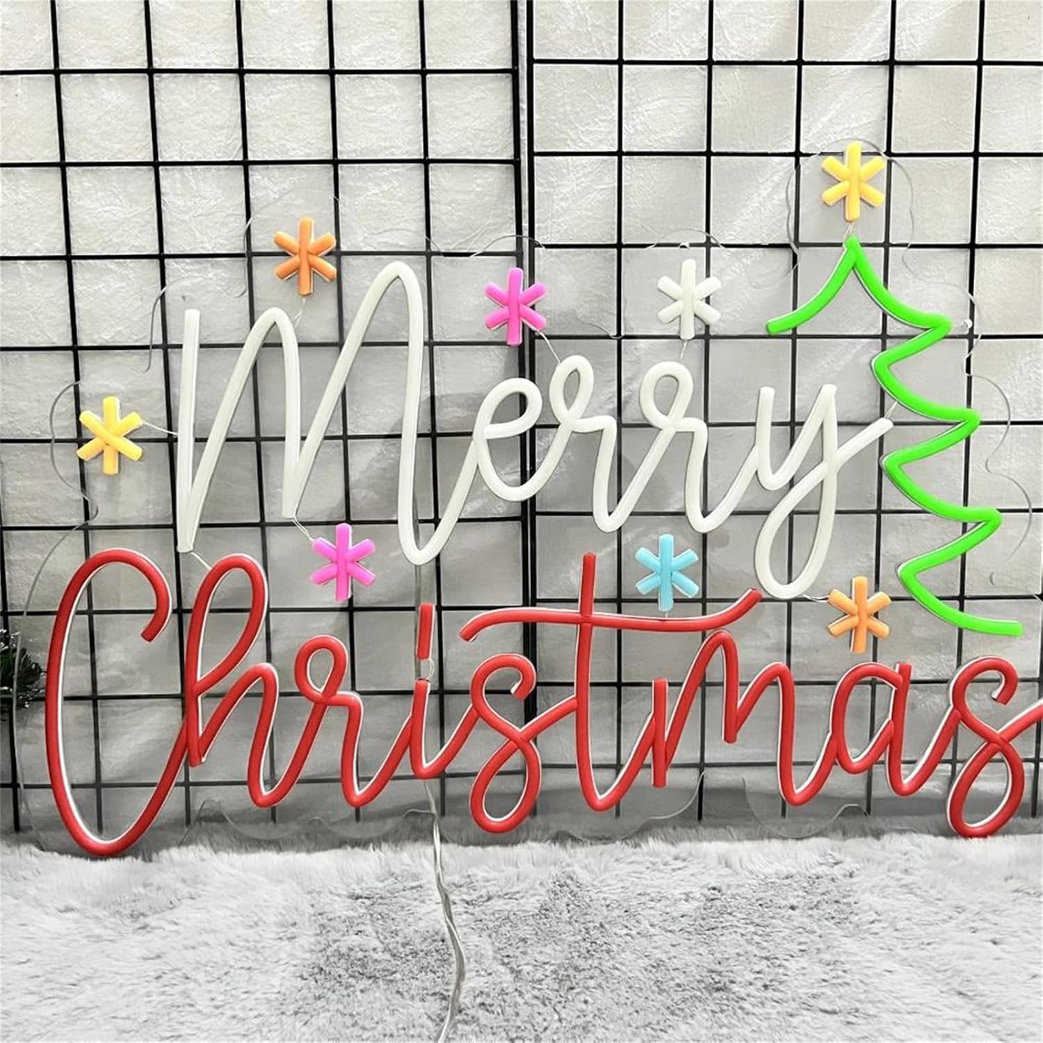 Feliz natal sinal de néon com  - Lighting Decoration Ideas For Home avaliação e preço