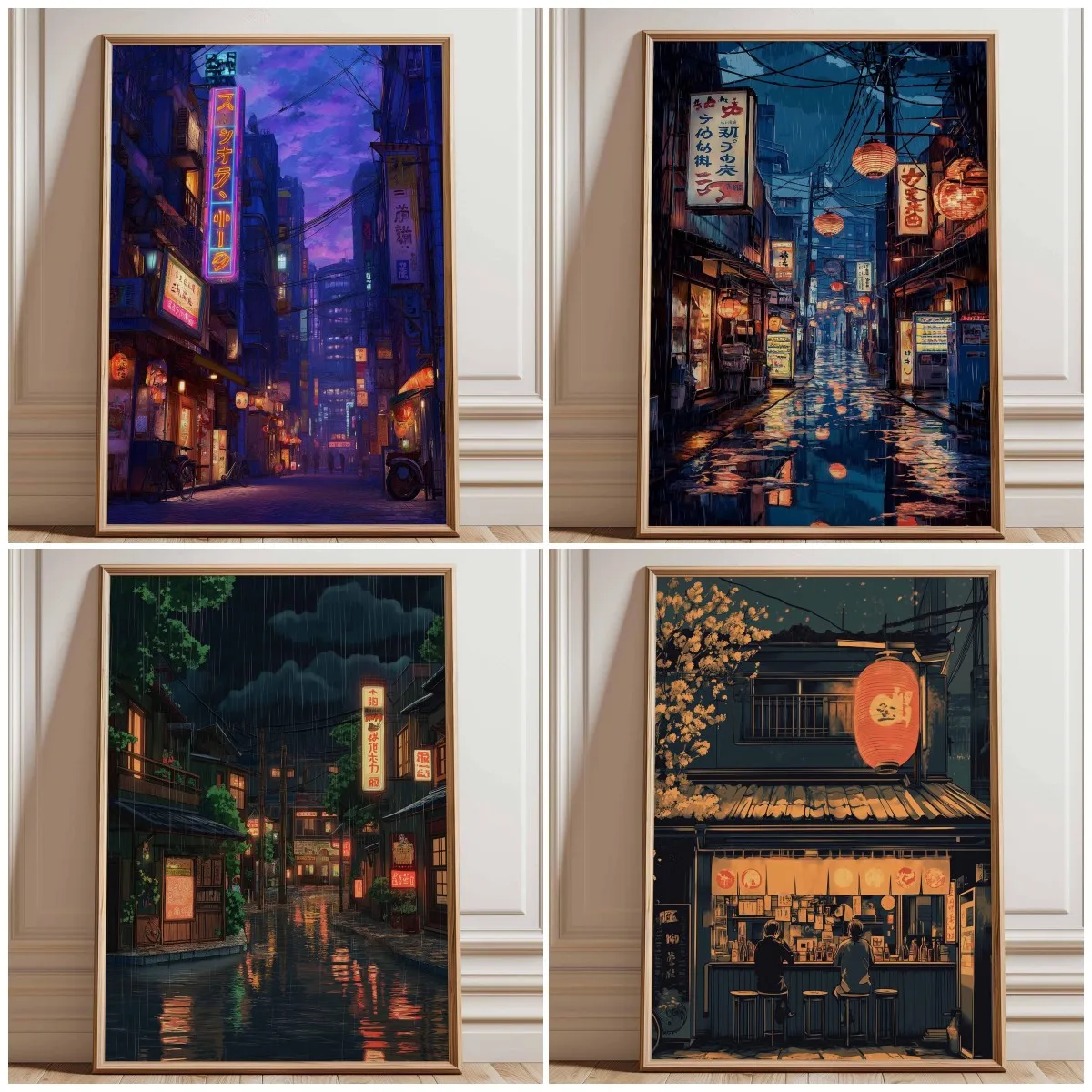 (Pôster sem moldura) Impressão - Japanese Lighting Decor avaliação e preço