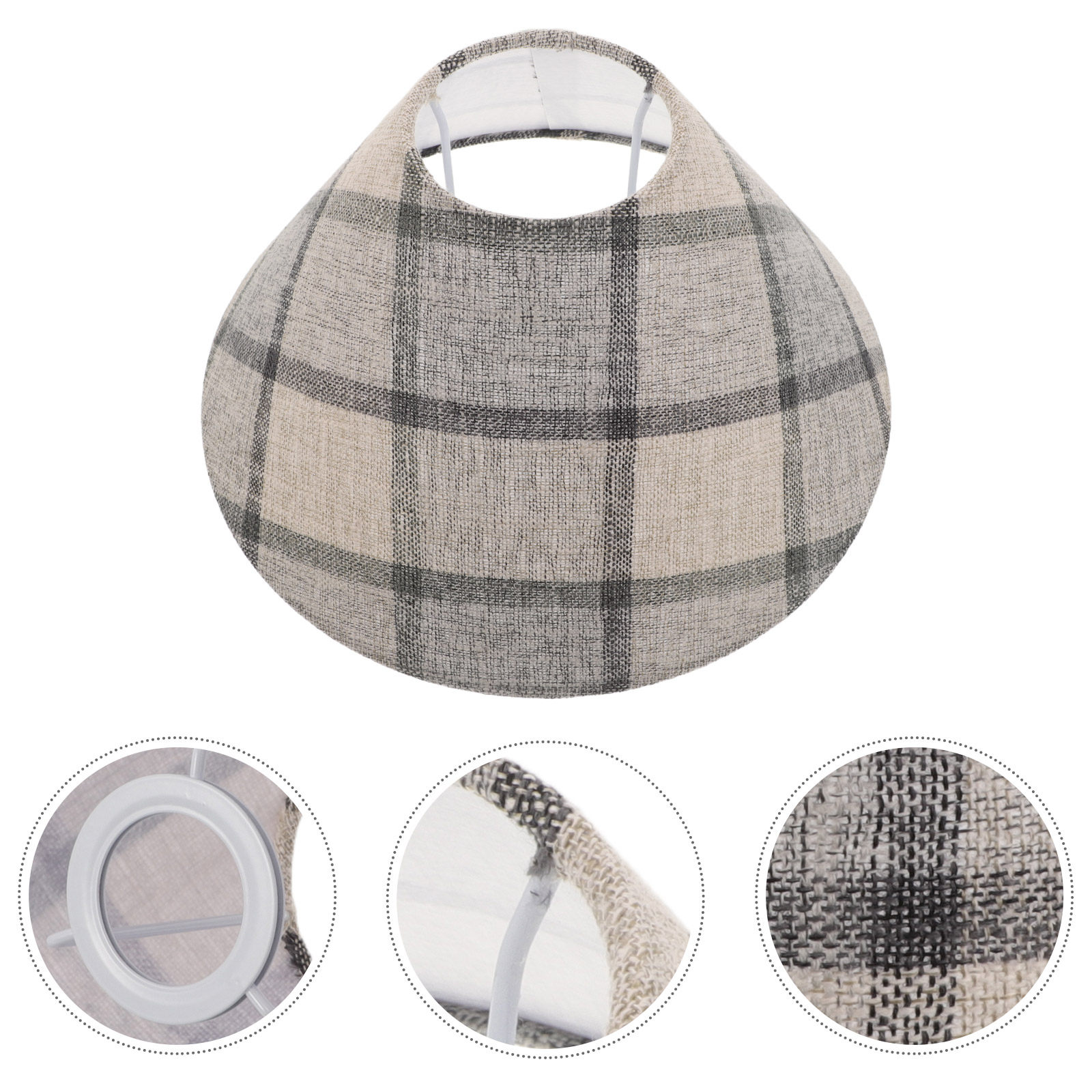 Abajur de Tecido Xadrez Atempo - Decor Timeless Lighting avaliação e preço
