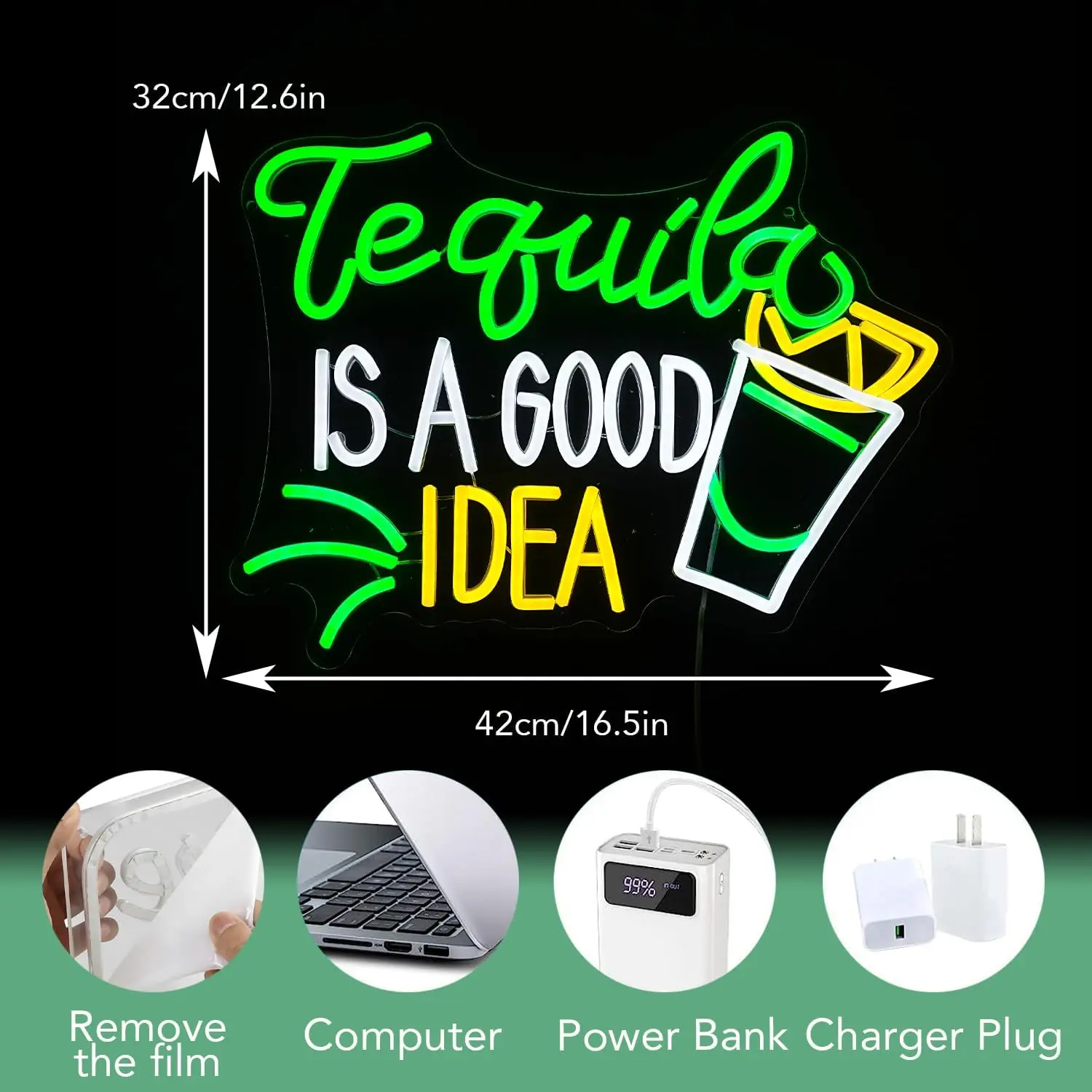 Letreiro Neon LED USB Reguláve - Lighting Decoration Ideas For Home avaliação e preço