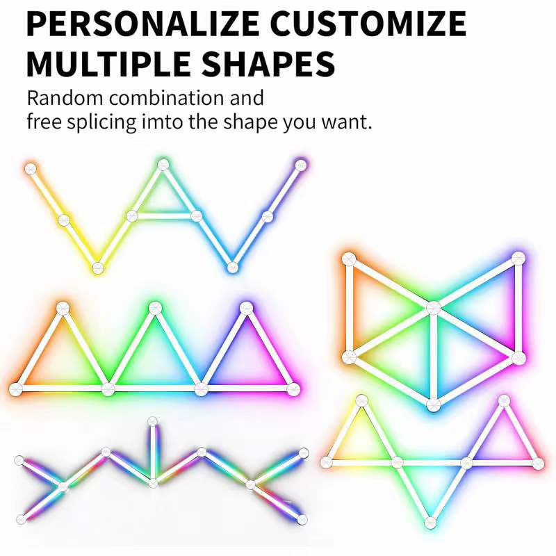 Nova emenda gratuita diy rgb a - Foyer Lighting Wall Decor avaliação e preço