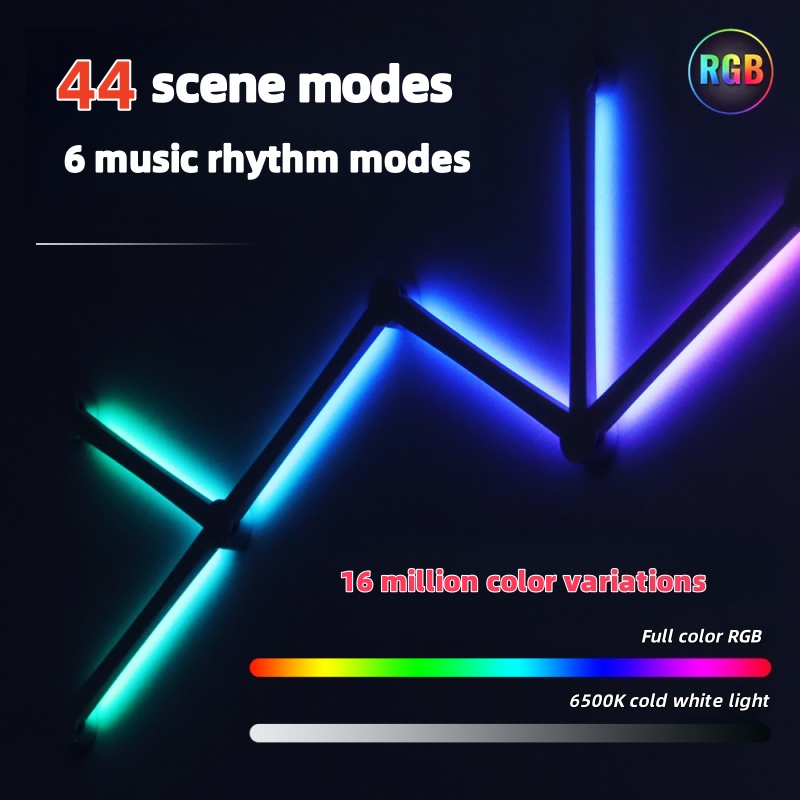 Nova emenda gratuita diy rgb a - Foyer Lighting Wall Decor avaliação e preço