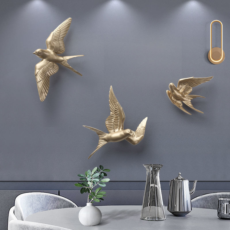 3D Bird Creative Hanging Decor - Foyer Lighting Wall Decor avaliação e preço