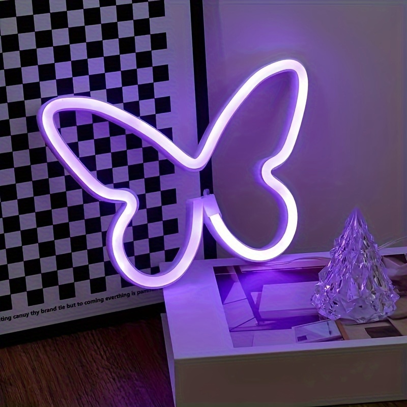 Luzes de néon de borboleta LED - Foyer Lighting Wall Decor avaliação e preço