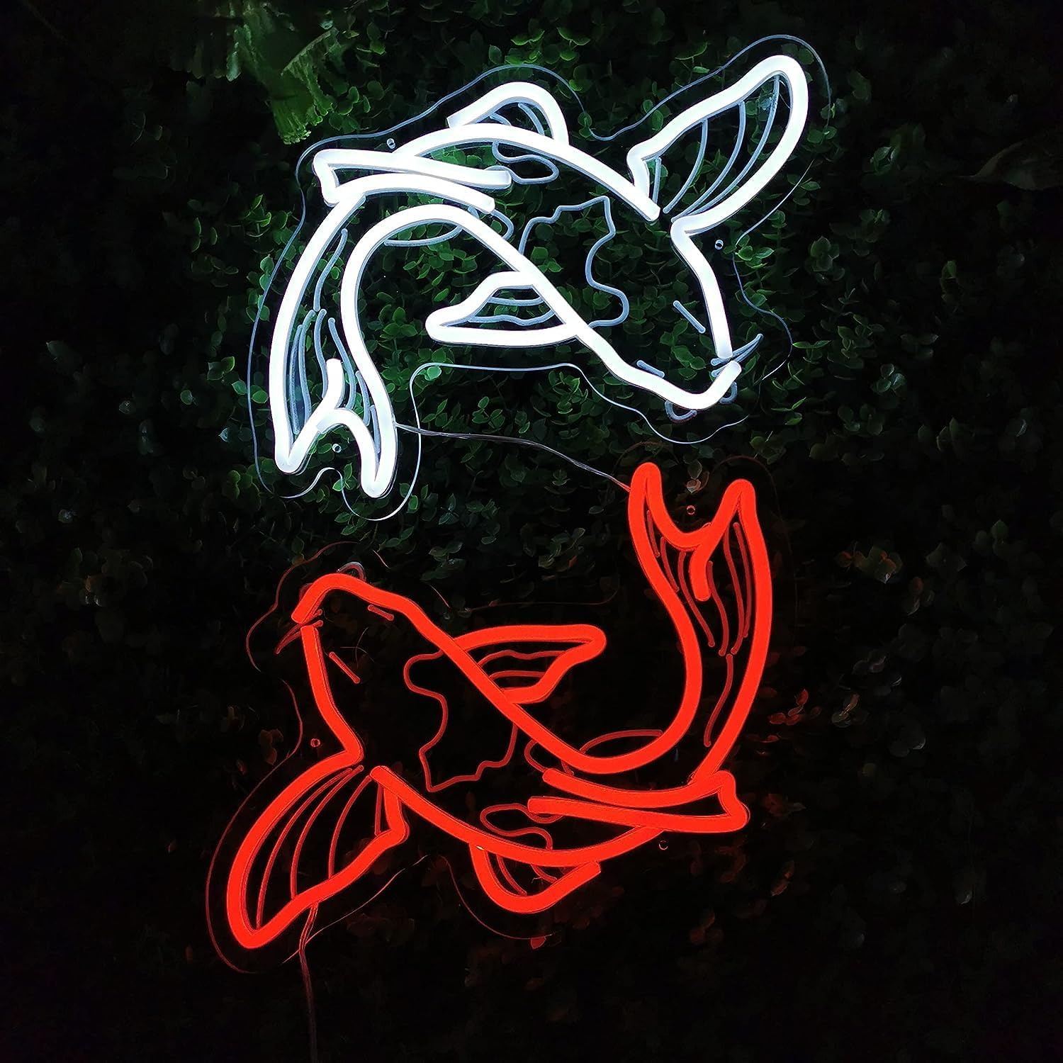Letreiro Neon de Peixe Koi com - Japanese Lighting Decor avaliação e preço