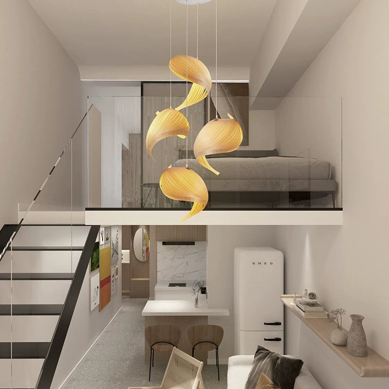 Luminárias Pendentes de Madeir - Japanese Lighting Decor avaliação e preço