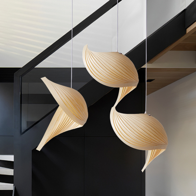 Luminárias Pendentes de Madeir - Japanese Lighting Decor avaliação e preço