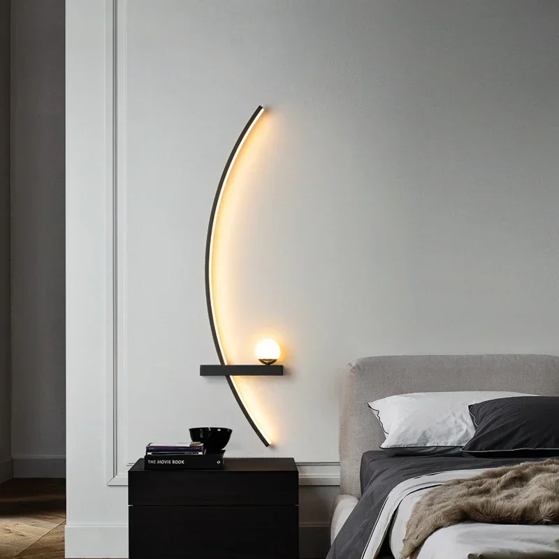 Moderno led lâmpadas de parede - Foyer Lighting Wall Decor avaliação e preço