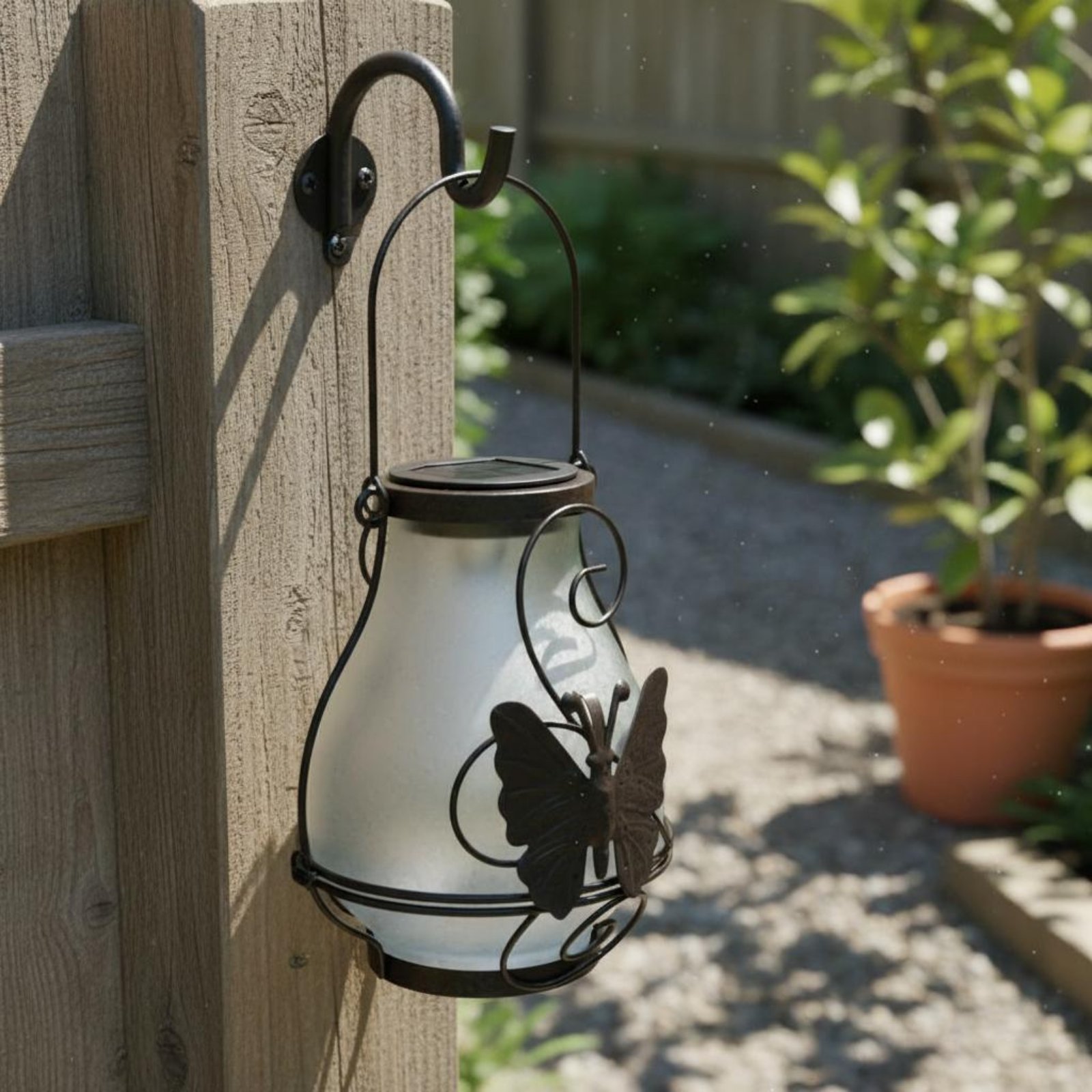 Lanterna Solar em Forma de Bor - Garden Lighting Decor avaliação e preço