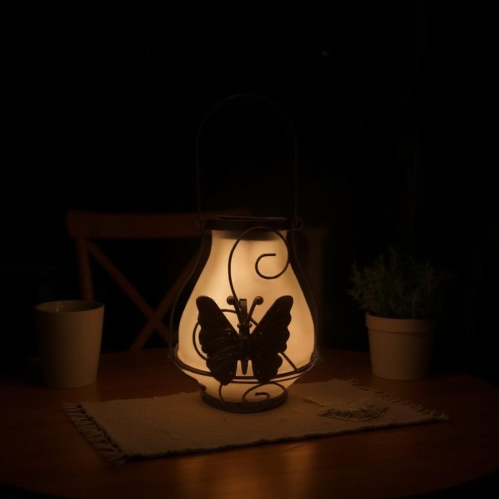 Lanterna Solar em Forma de Bor - Garden Lighting Decor avaliação e preço