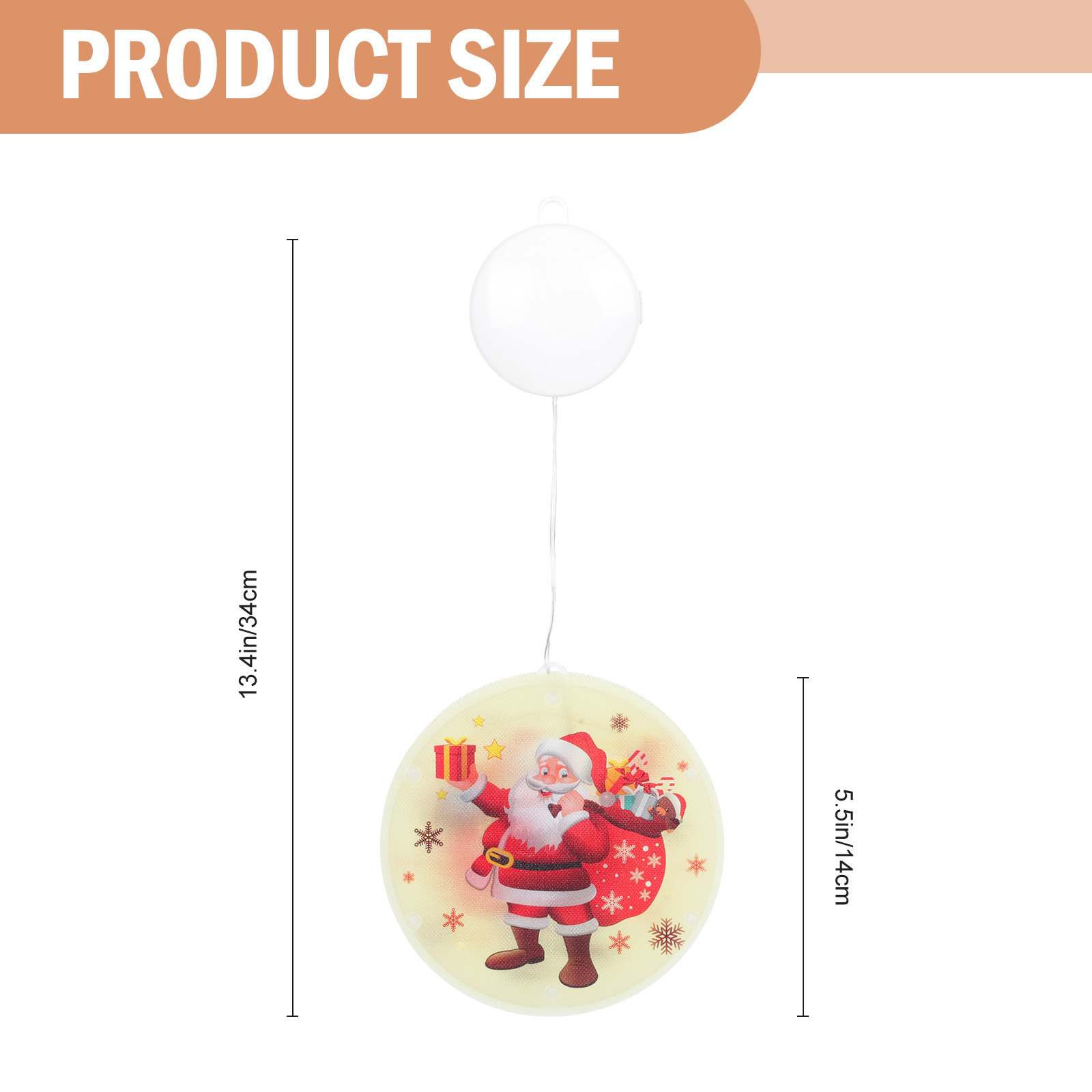 1 peça de luz LED de Natal sus - Elements Lighting Decor avaliação e preço