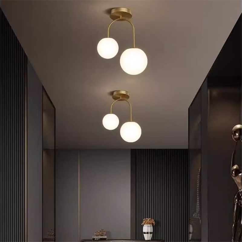 Nordic bola de vidro luzes tet - Room Decor Lighting Lamp avaliação e preço