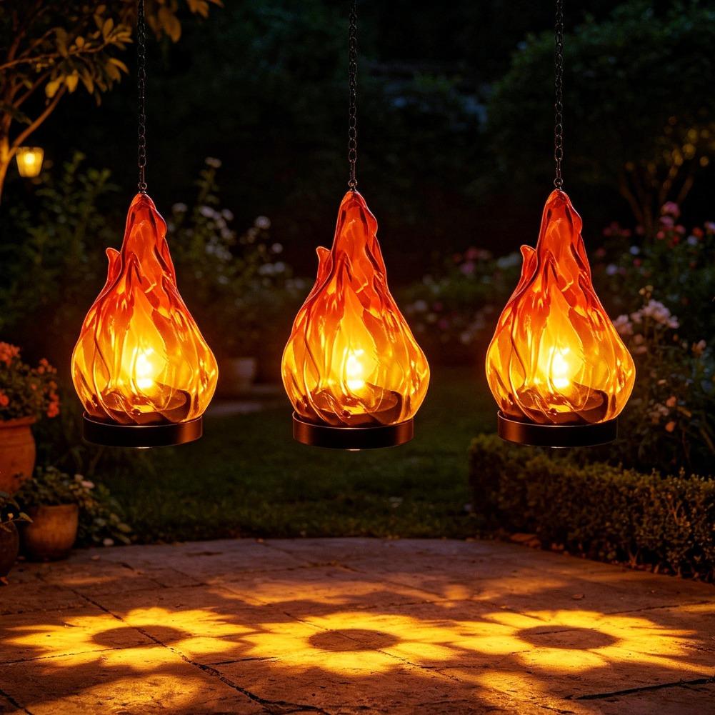 Lanterna Solar Suspensa com Ef - Garden Lighting Decor avaliação e preço